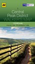AA Walker's Map - Central Peak District