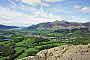 Skiddaw and Keswick from Walla Crag's summit (Stage 3A)