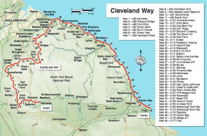 Walking books Walk With Us In Yorkshire Cleveland Way 