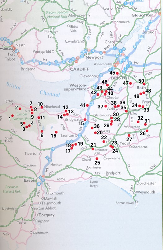 Walk with us in.... South West AA 50 Walks