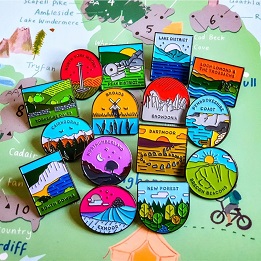 National Park Pins bundle - save 30%