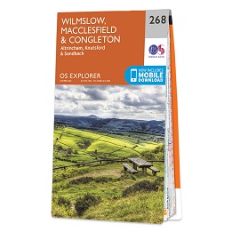 OS Explorer Map 268 Wilmslow, Macclesfield & Congleton