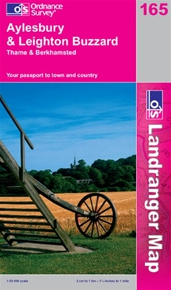 OS Landranger Map 165 Aylesbury & Leighton Buzzard
