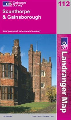 OS Landranger Map 112 Scunthorpe & Gainsborough