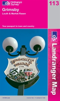 OS Landranger Map 113 Grimsby