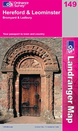OS Landranger Map 149 Hereford & Leominster