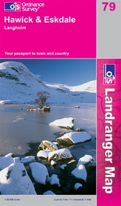 OS Landranger Map 79 Hawick & Eskdale