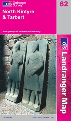 OS Landranger Map 62 North Kintyre & Tarbert