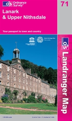 OS Landranger Map 71 Lanark & Upper Nithsdale