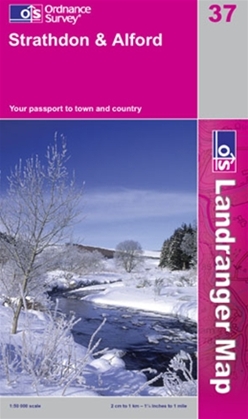 OS Landranger Map 37 Strathdon & Alford