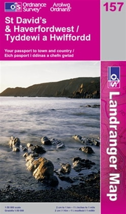 OS Landranger Map 157 St David�s & Haverfordwest