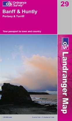 OS Landranger Map 29 Banff & Huntly