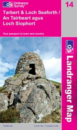 OS Landranger Map 14 Tarbert & Loch Seaforth
