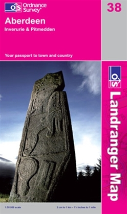 OS Landranger Map 38 Aberdeen