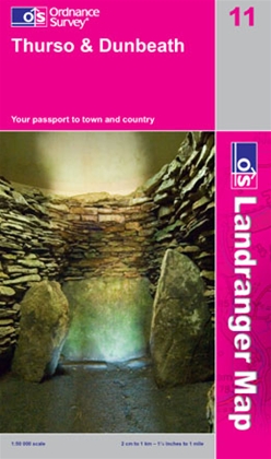 OS Landranger Map 11 Thurso & Dunbeath