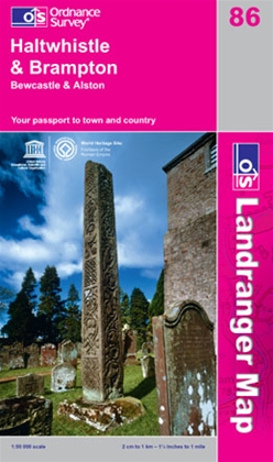OS Landranger Map 86 Haltwhistle & Brampton