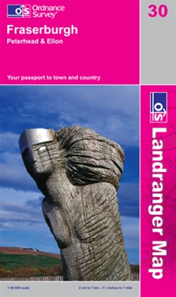 OS Landranger Map 30 Fraserburgh