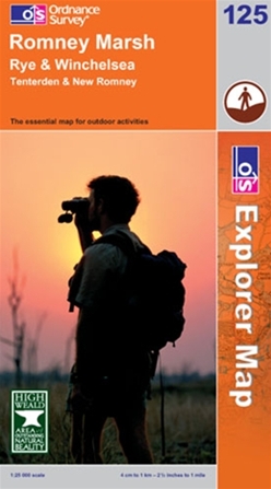 OS Explorer Map 125 Romney Marsh