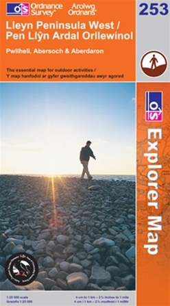 OS Explorer Map 253 Lleyn Peninsula West