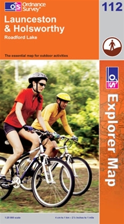 OS Explorer Map 112 Launceston & Holsworthy