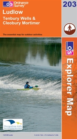 OS Explorer Map 203 Ludlow