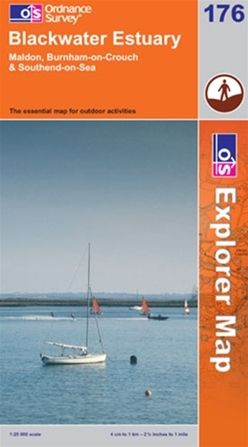 OS Explorer Map 176 Blackwater Estuary
