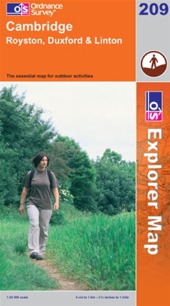 OS Explorer Map 209 Cambridge