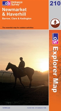 OS Explorer Map 210 Newmarket & Haverhill