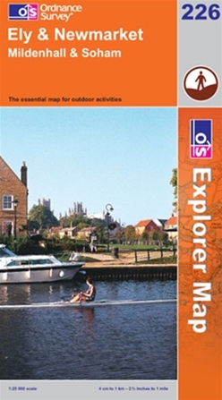 OS Explorer Map 226 Ely & Newmarket