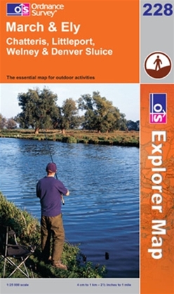 OS Explorer Map 228 March & Ely