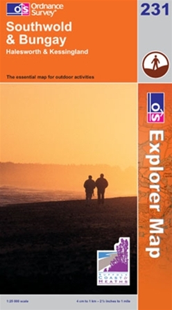 OS Explorer Map 231 Southwold & Bungay