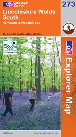 OS Explorer Map 273 Lincolnshire Wolds South