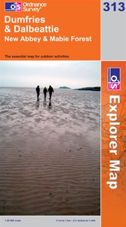 OS Explorer Map 313 Dumfries & Dalbeattie