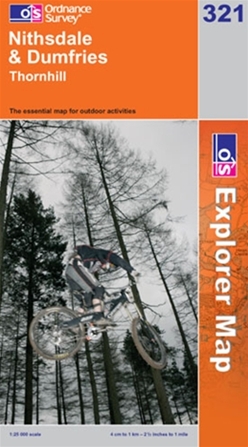 OS Explorer Map 321 Nithsdale & Dumfries