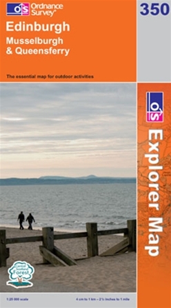 OS Explorer Map 350 Edinburgh