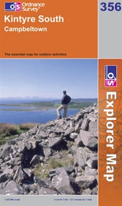 OS Explorer Map 356 Kintyre South