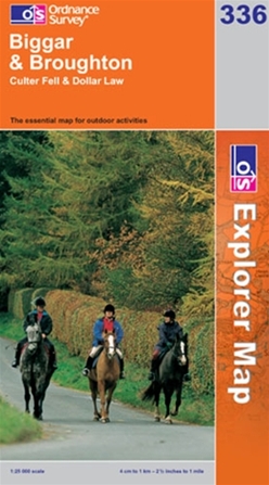 OS Explorer Map 336 Biggar & Broughton