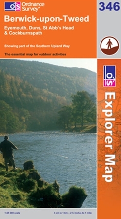 OS Explorer Map 346 Berwick-upon-Tweed