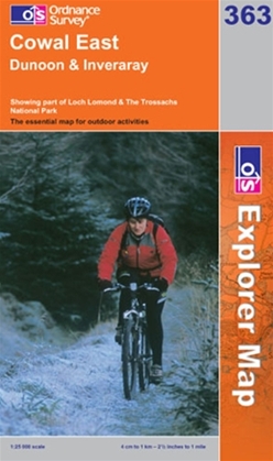OS Explorer Map 363 Cowal East 