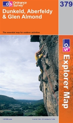 OS Explorer Map 379 Dunkeld, Aberfeldy & Glen Almond