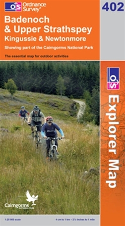 OS Explorer Map 402 Badenoch & Upper Strathspey