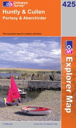 OS Explorer Map 425 Huntly & Cullen