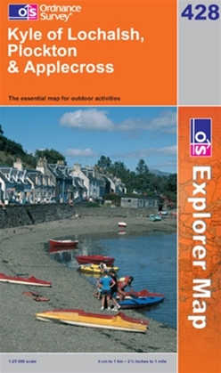 OS Explorer Map 428 Kyle of Lochalsh, Plockton & Applecross