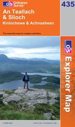 OS Explorer Map 435 An Teallach & Slioch