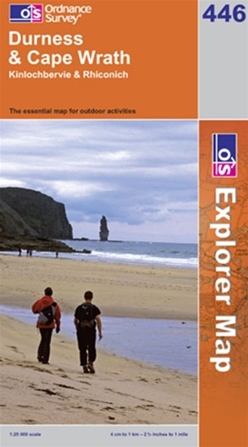 OS Explorer Map 446 Durness & Cape Wrath