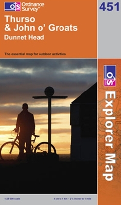 OS Explorer Map 451 Thurso & John o'Groats