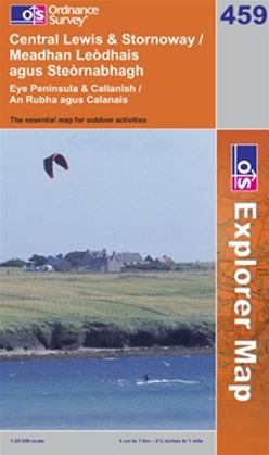 OS Explorer Map 459 Central Lewis & Stornoway