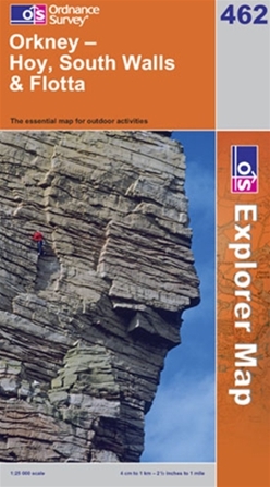 OS Explorer Map 462 Orkney - Hoy, South Walls & Flotta