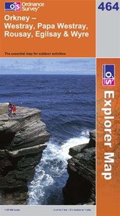 OS Explorer Map 464 Orkney - Westray, Papa Westray, Rousay, Egilsay & Wyre