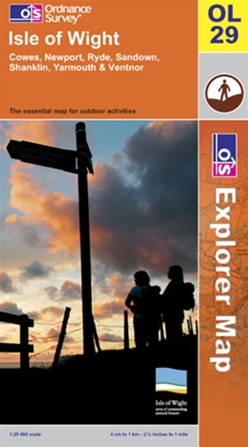 OS Explorer Map OL 29 Isle of Wight